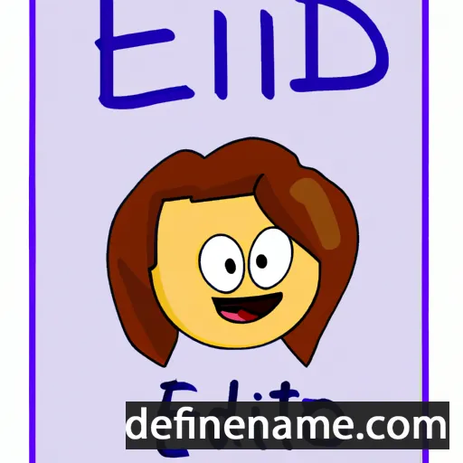 Édith cartoon