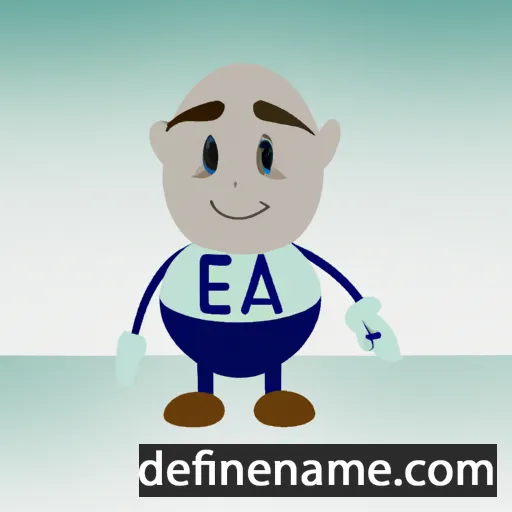 cartoon of the name Ea