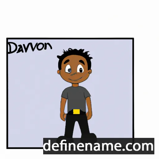 Daveion cartoon