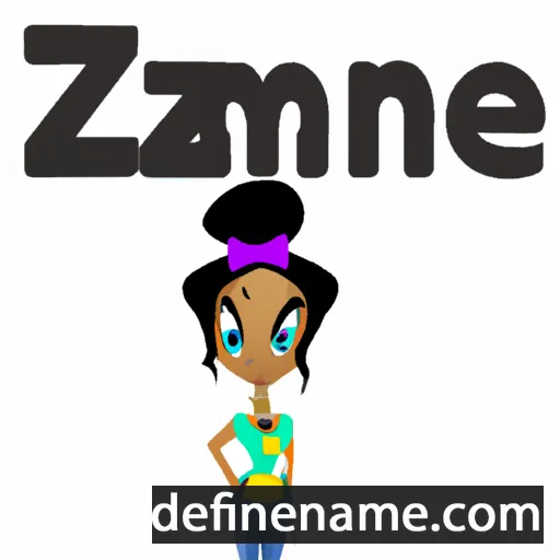 Dazmine cartoon