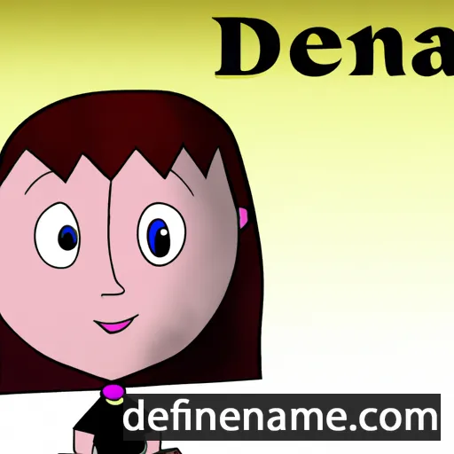 cartoon of the name Deana