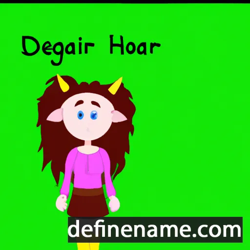 Dearbhfhorgaill cartoon