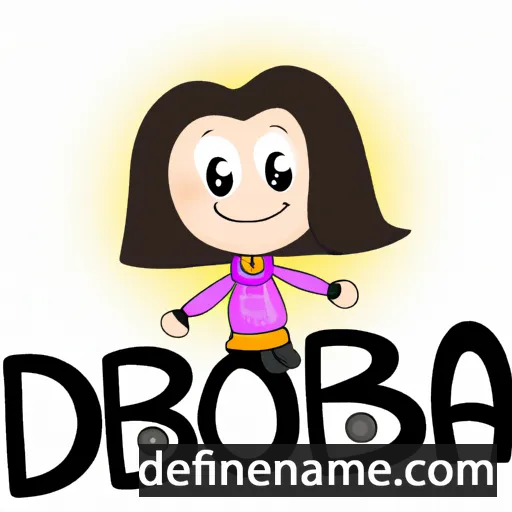 Debóra cartoon