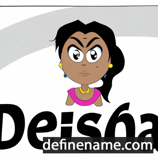 Deesha cartoon