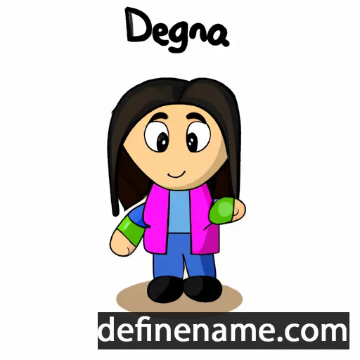 Degania cartoon