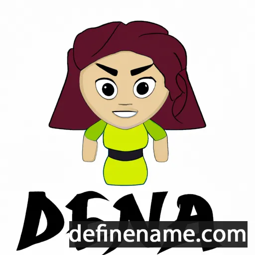 cartoon of the name Deina