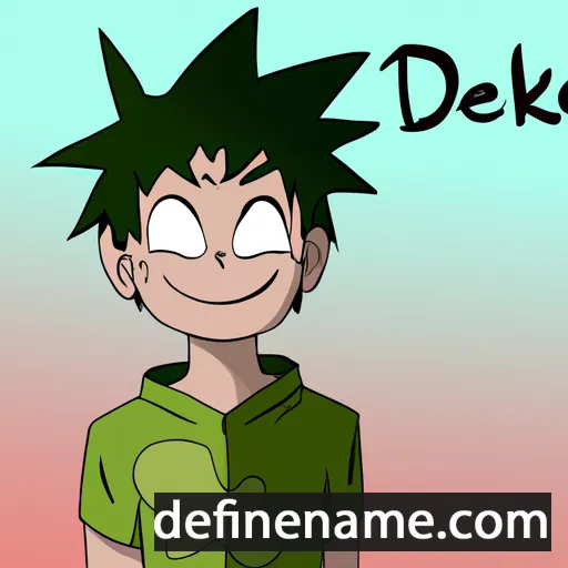 Deku cartoon