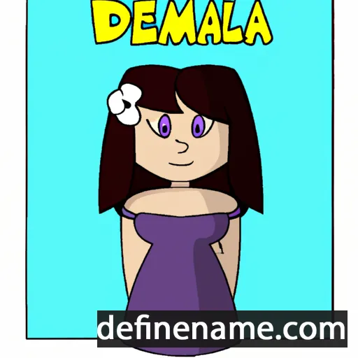 Delena cartoon