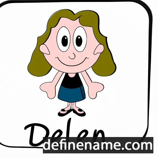 Delfien cartoon