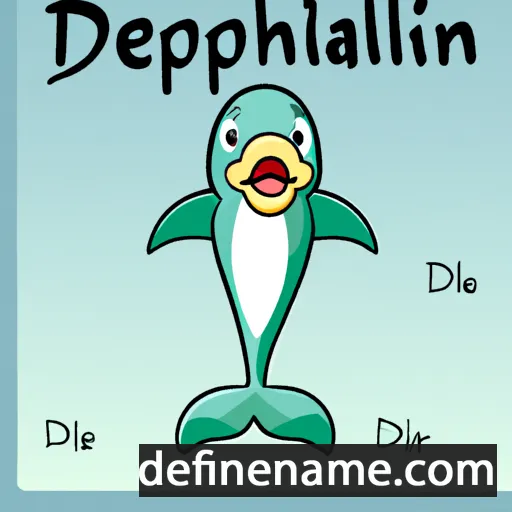 Delphin cartoon