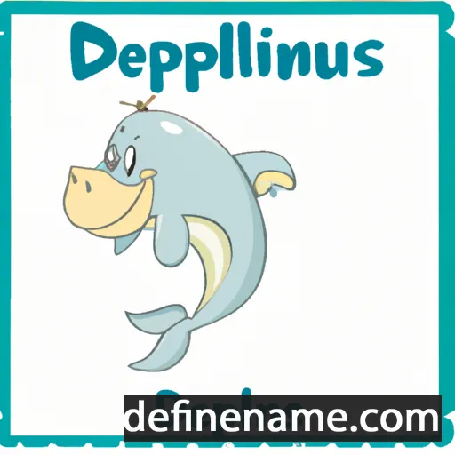 cartoon of the name Delphinus