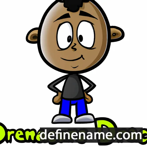 cartoon of the name Demarcus