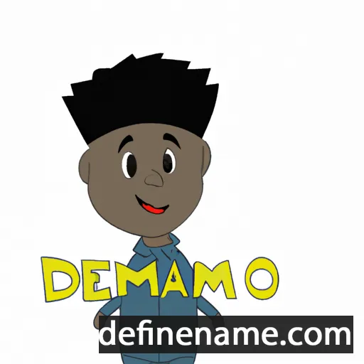 cartoon of the name Demario