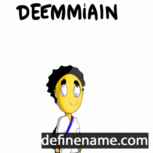 Demiblanc cartoon