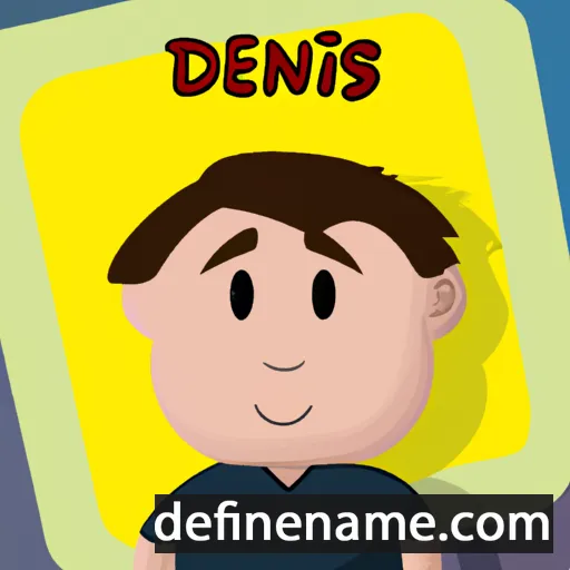 Denís cartoon