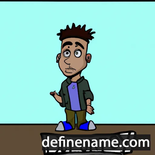 Deontay cartoon