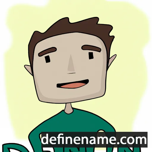 cartoon of the name Derin