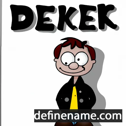 Derkje cartoon