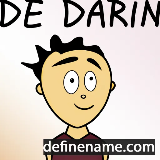 cartoon of the name Derran