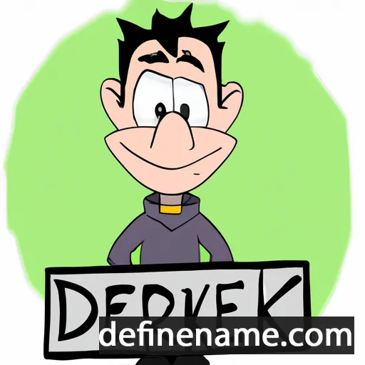 Derrek cartoon