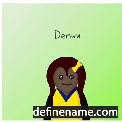 Derwena cartoon