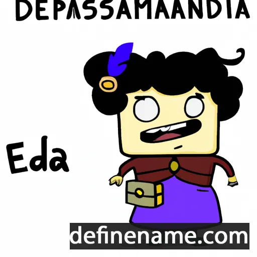 Desamparada cartoon