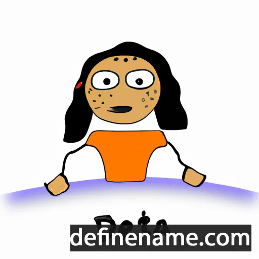 cartoon of the name Detta