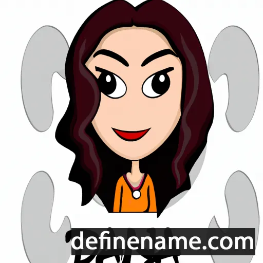 cartoon of the name Dhana