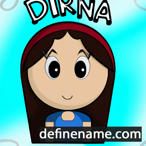 Díana cartoon