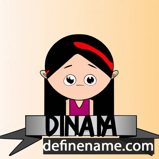 Díanna cartoon