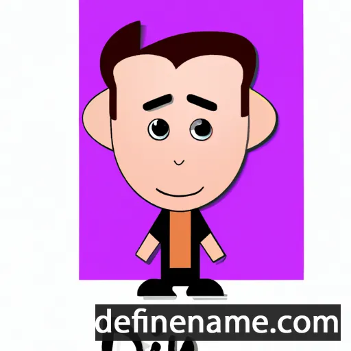 cartoon of the name Dian