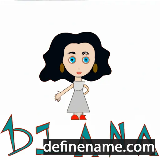 Diania cartoon