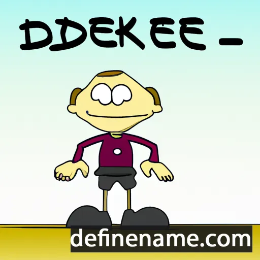 Diedeke cartoon