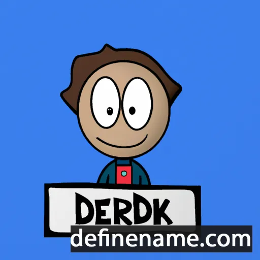 Diedrik cartoon