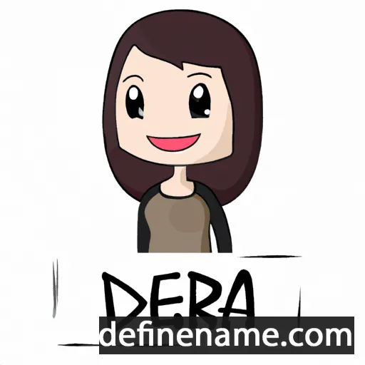 cartoon of the name Diera