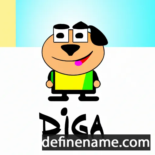 Diga cartoon