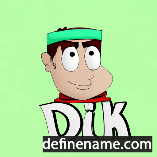 cartoon of the name Dika