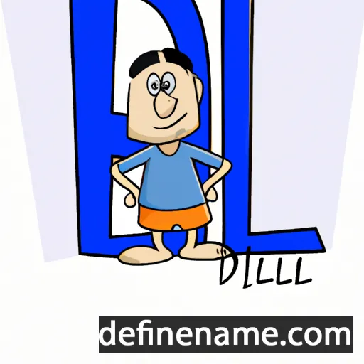 cartoon of the name Dil