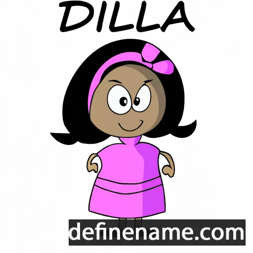 Dillinda cartoon