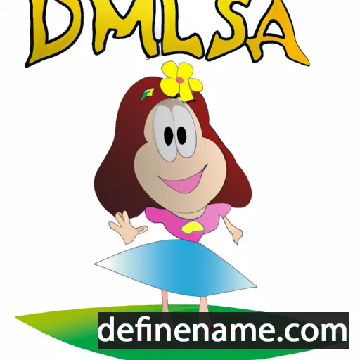 Dimelsa cartoon