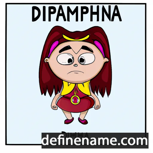 Dimphina cartoon