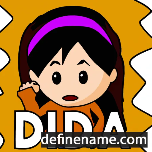 Dinda cartoon