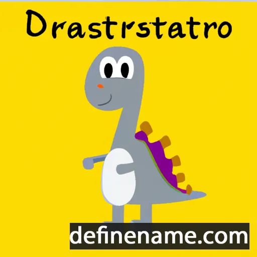 Dinostrat cartoon