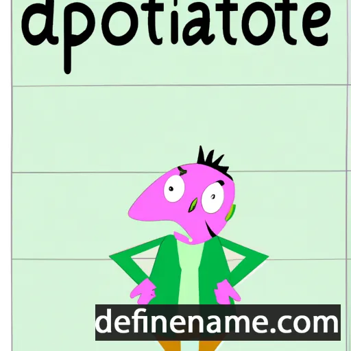 Diopatre cartoon