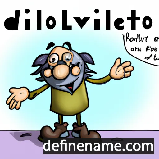 Diotallevo cartoon