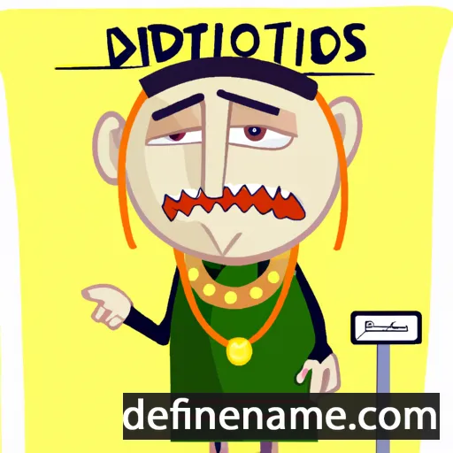 Diotimos cartoon