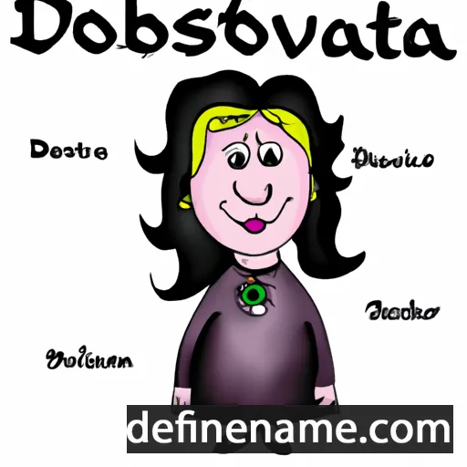 Dobrislava cartoon