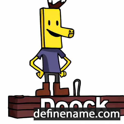 Dock cartoon