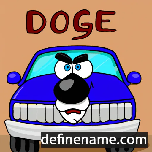 cartoon of the name Dodge