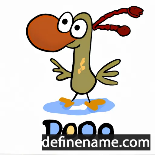 cartoon of the name Dodo